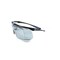 Ge Safety Glasses, Anti-Scratch, Smoke Lens, Black/Blue Frame GE212S - alternate 4